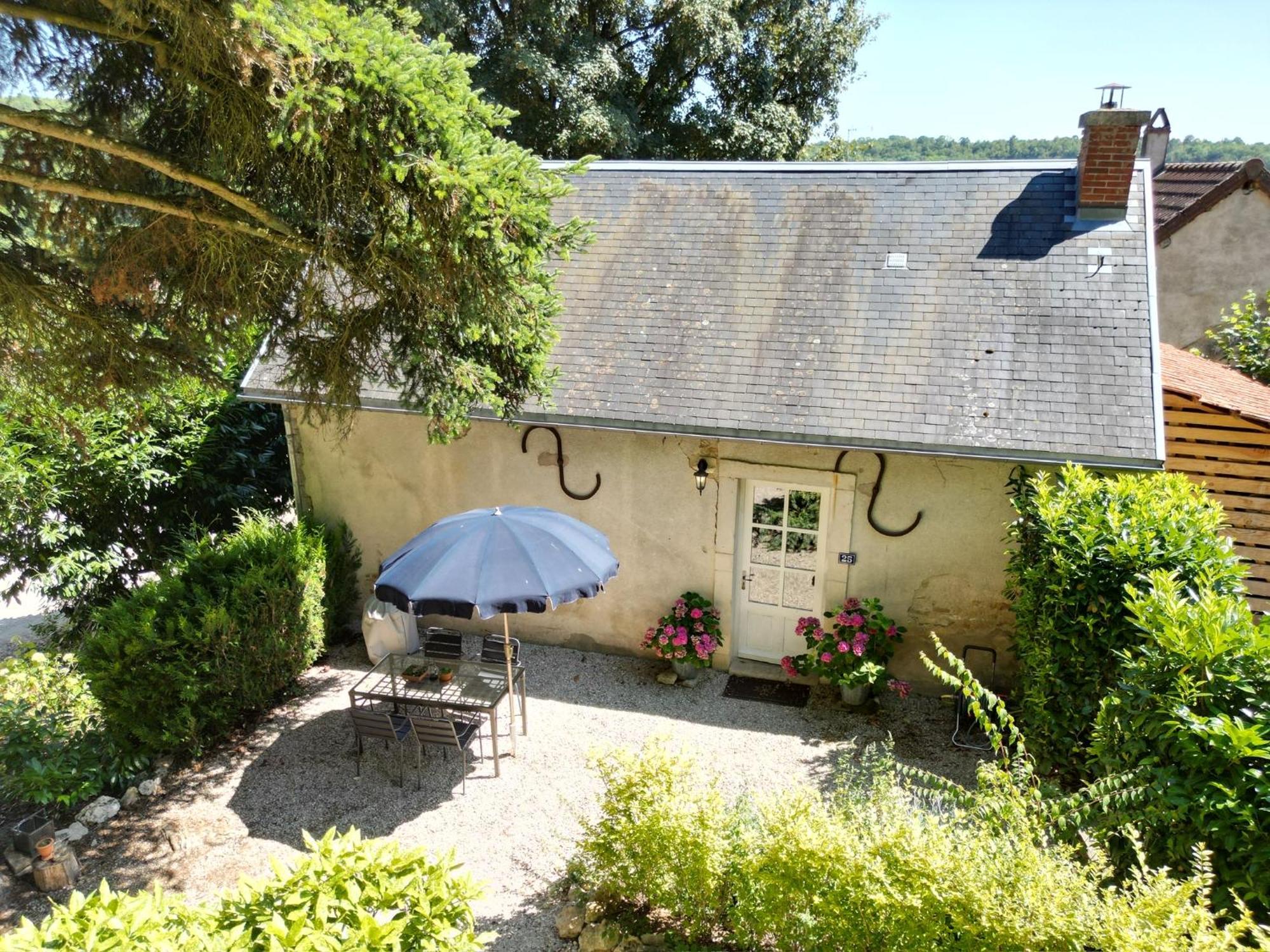 Charming Cottage In Chateau Les Roches Gardens Mont-Saint-Jean  Zewnętrze zdjęcie